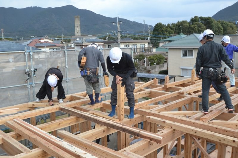 福岡県宗像市池田01　注文住宅建築現場リポート④　～上棟式～