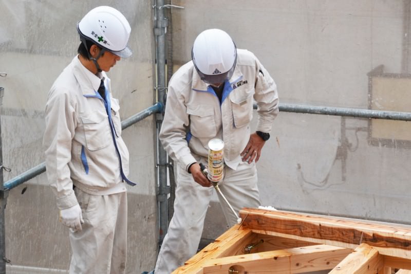 福岡県宗像市池田01　注文住宅建築現場リポート④　～上棟式～