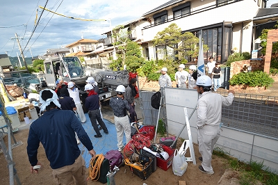 福岡県太宰府市長浦台01　注文住宅建築現場リポート⑧　～上棟式1～