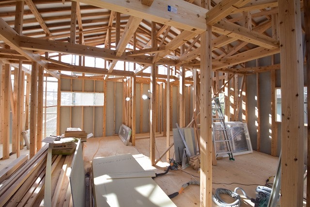 「太宰府市大佐野01」注文住宅現場リポート⑥【木工事】【面材】