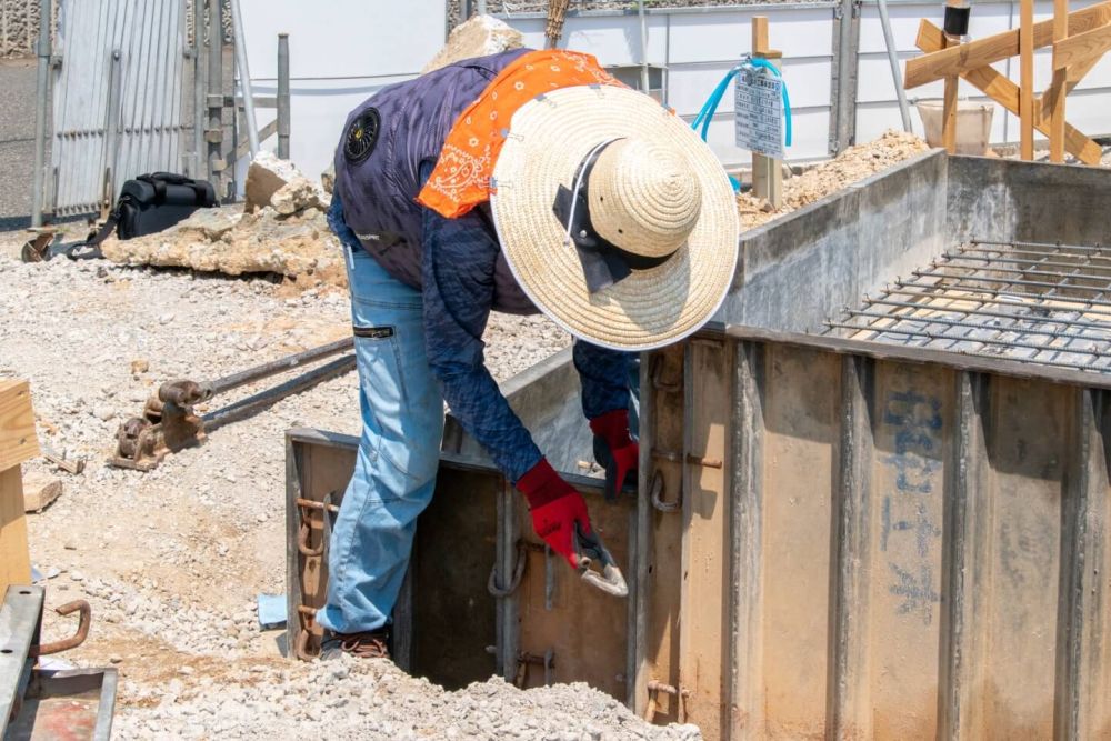 福岡市東区青葉01　注文住宅建築現場リポート③　～基礎工事・配筋～