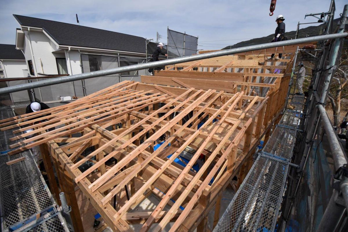 「福岡市早良区09」注文住宅現場リポート③【上棟式】