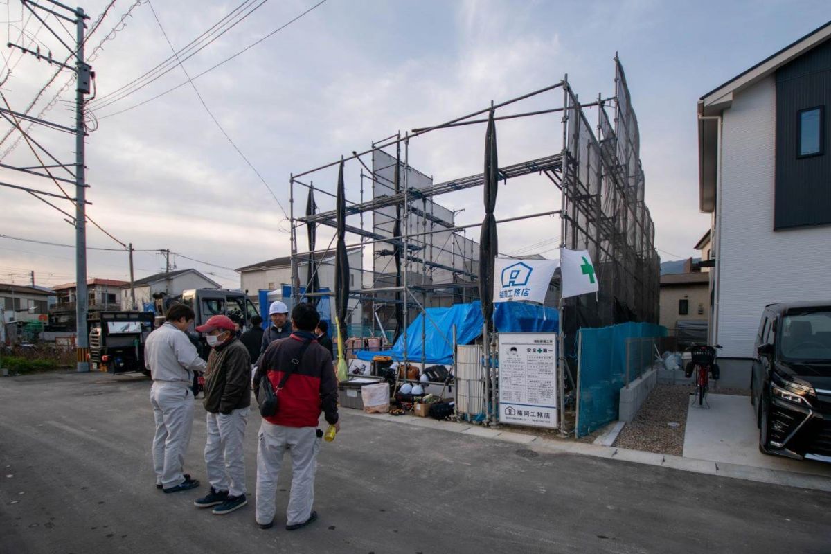 福岡県福岡市早良区09　注文住宅建築現場リポート③　～上棟式・前編～