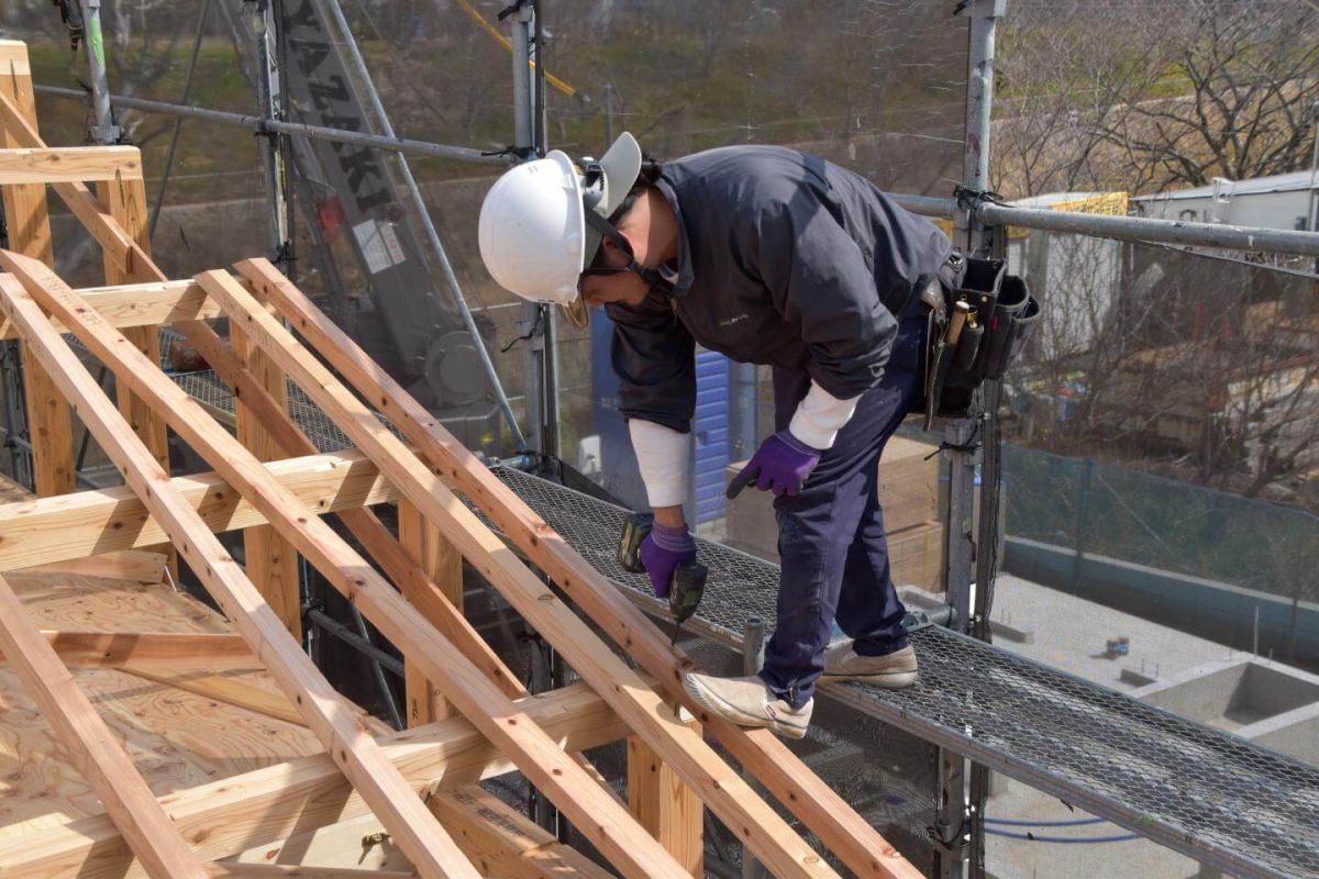 福岡県福岡市早良区09　注文住宅建築現場リポート③　～上棟式・前編～