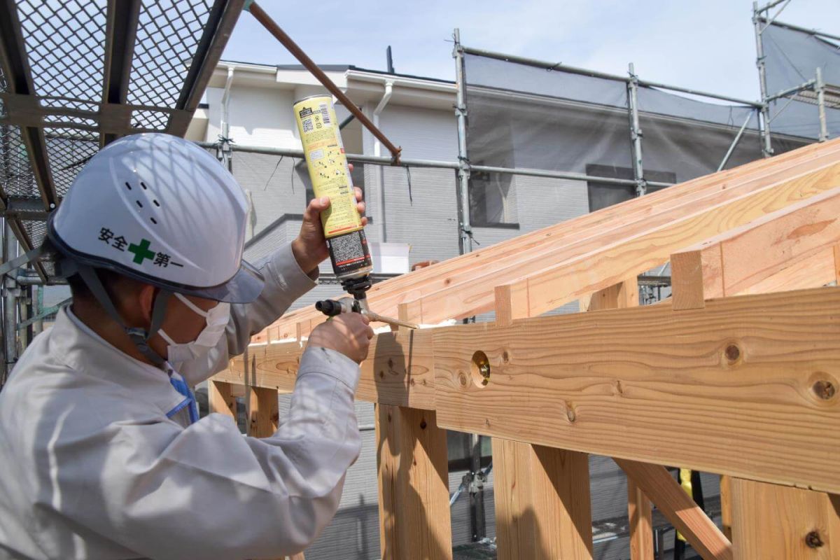 福岡県福岡市早良区09　注文住宅建築現場リポート③　～上棟式・前編～