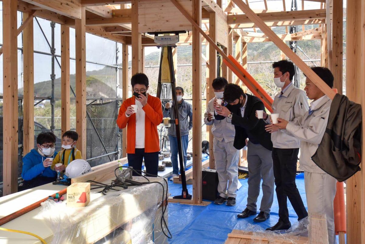 「福岡市早良区09」注文住宅現場リポート③【上棟式】