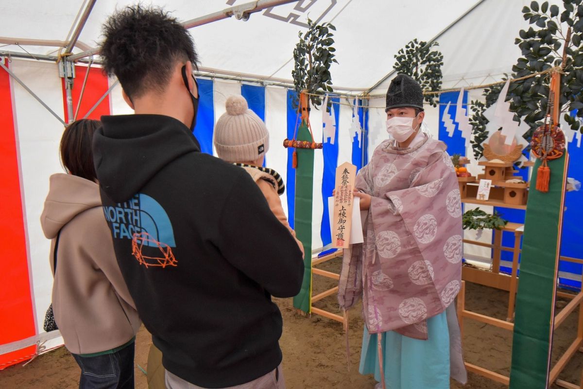 福岡県福岡市城南区11　注文住宅建築現場リポート①　～地鎮祭～