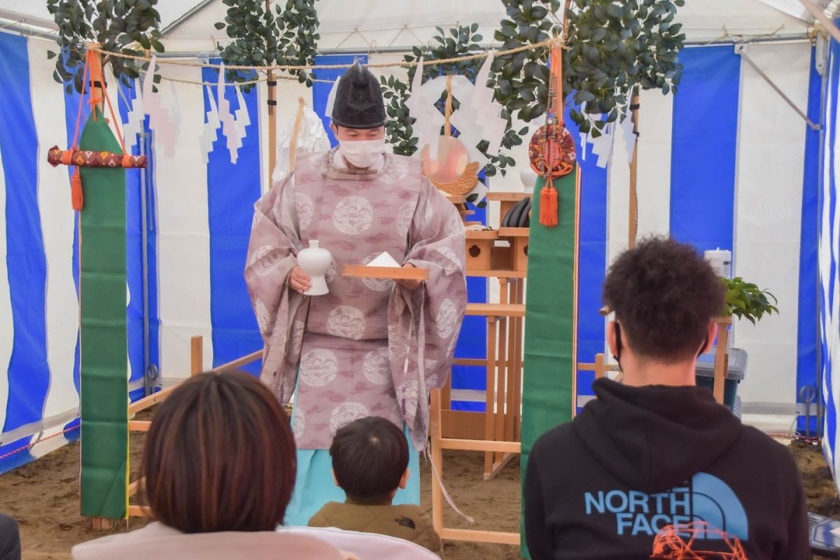 「福岡市城南区11」注文住宅現場リポート①【地鎮祭】
