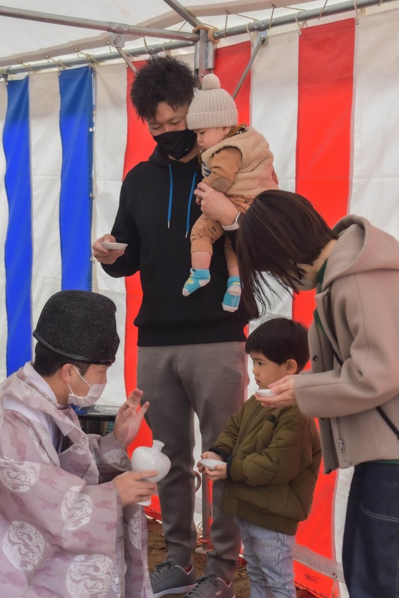 福岡県福岡市城南区11　注文住宅建築現場リポート①　～地鎮祭～