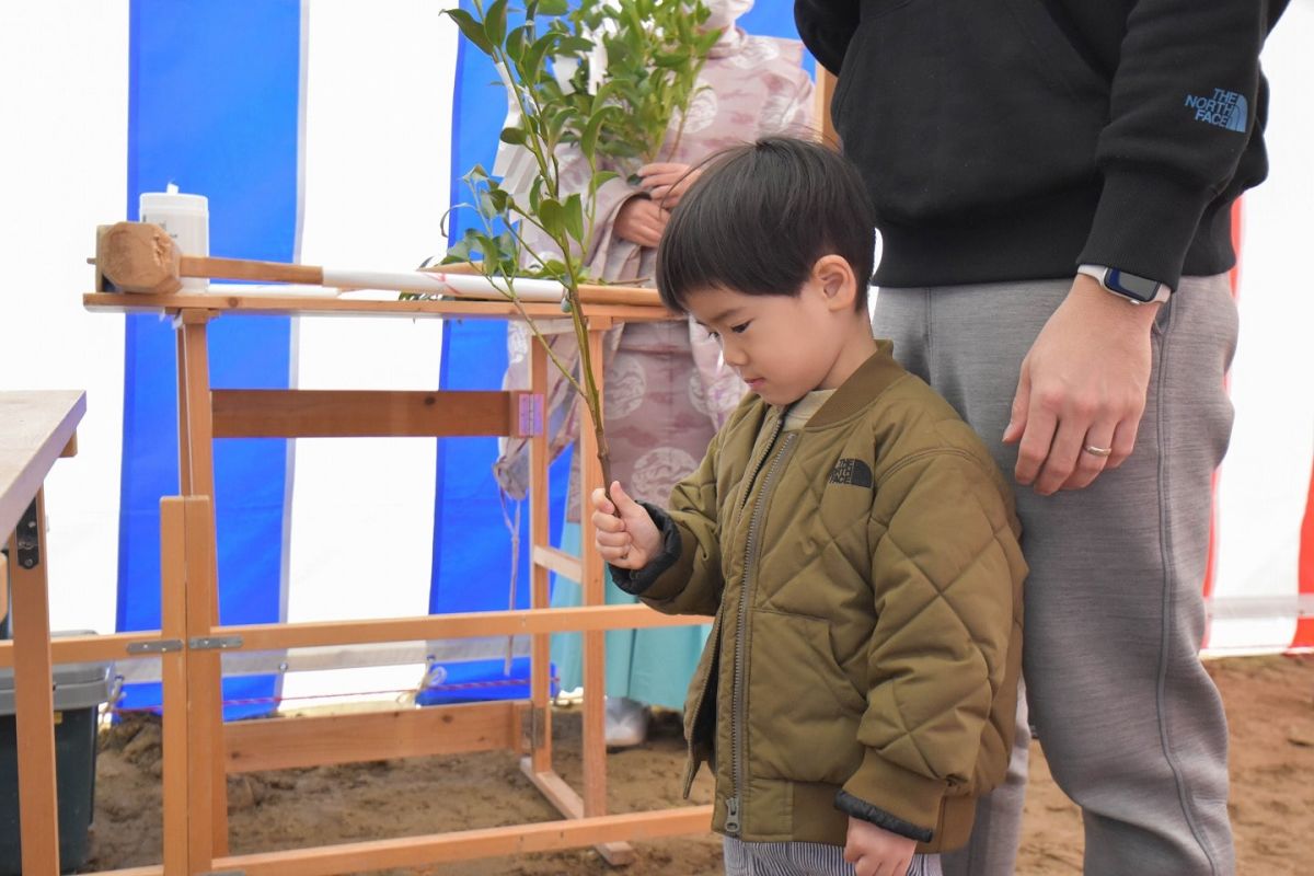 福岡県福岡市城南区11　注文住宅建築現場リポート①　～地鎮祭～