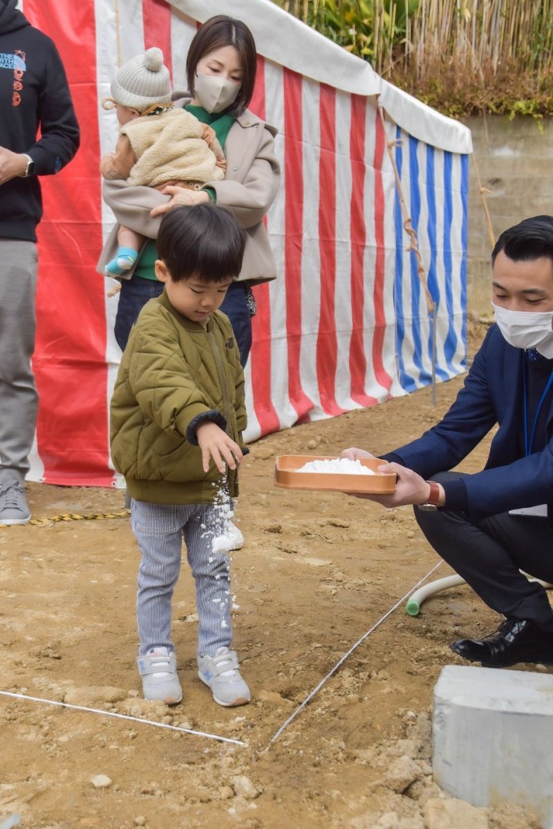 福岡県福岡市城南区11　注文住宅建築現場リポート①　～地鎮祭～