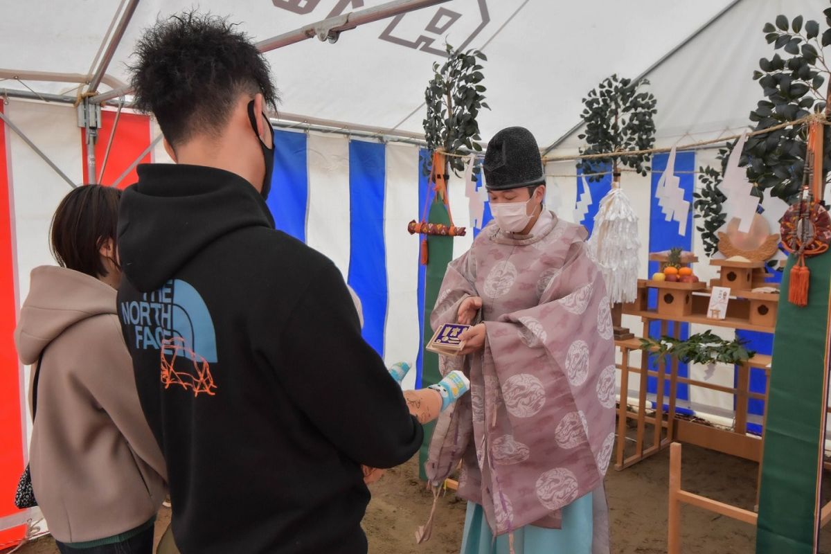 「福岡市城南区11」注文住宅現場リポート①【地鎮祭】
