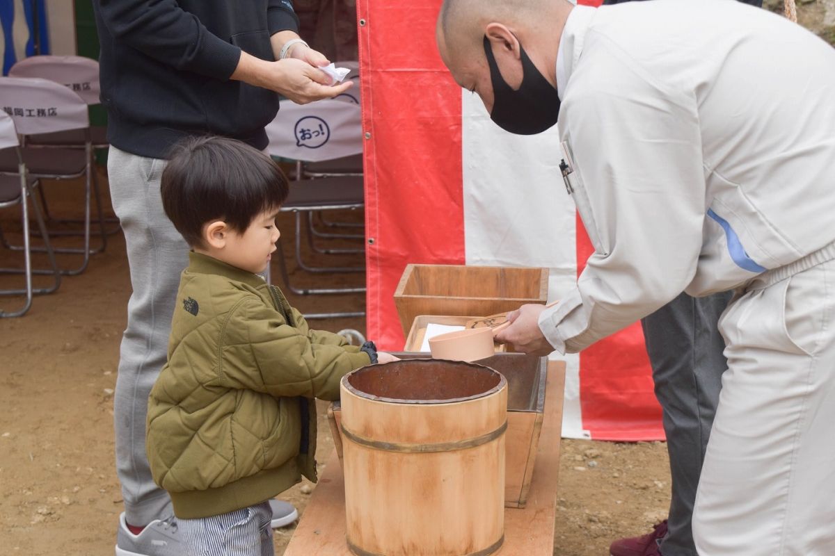 福岡県福岡市城南区11　注文住宅建築現場リポート①　～地鎮祭～