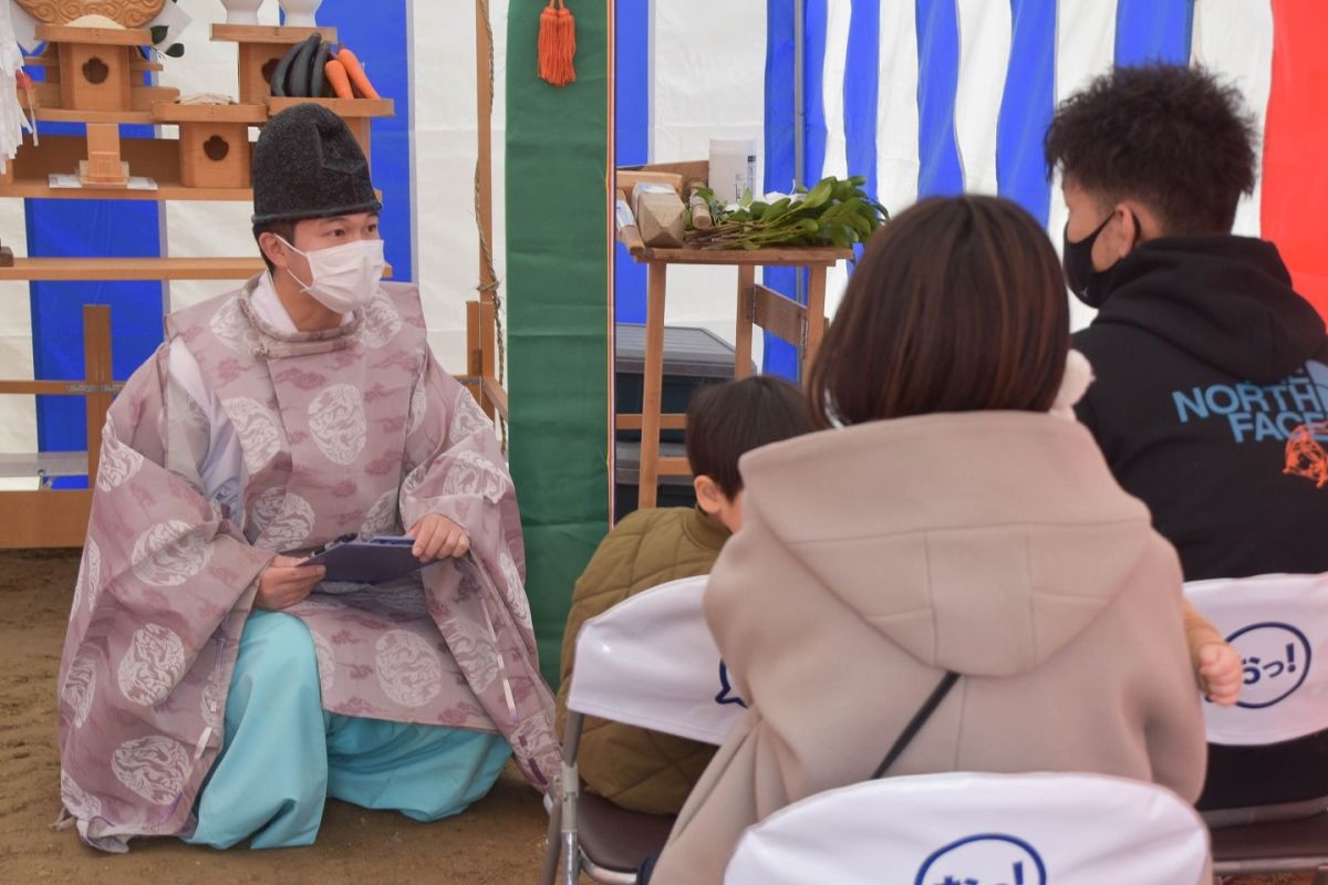 「福岡市城南区11」注文住宅現場リポート①【地鎮祭】