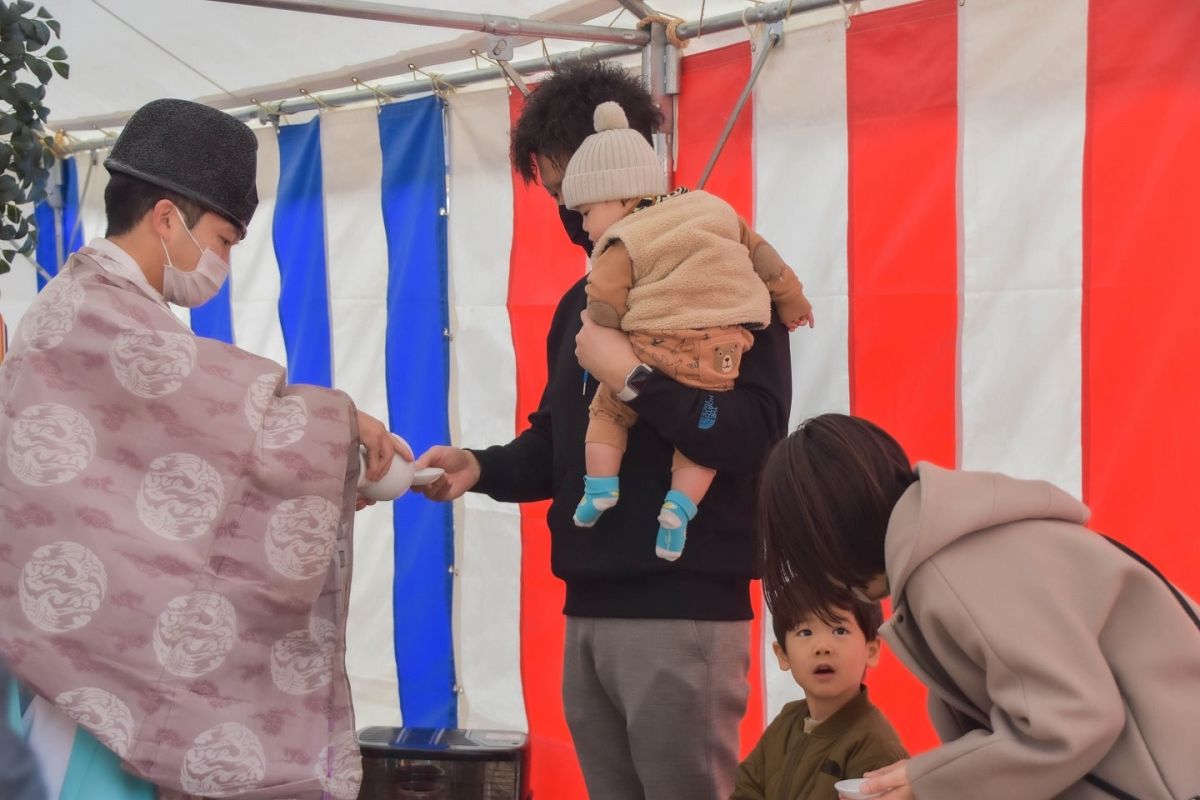 福岡県福岡市城南区11　注文住宅建築現場リポート①　～地鎮祭～