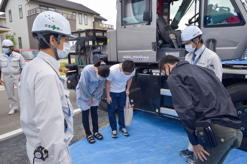 福岡県糟屋郡粕屋町03　注文住宅建築現場リポート⑥　～上棟式～