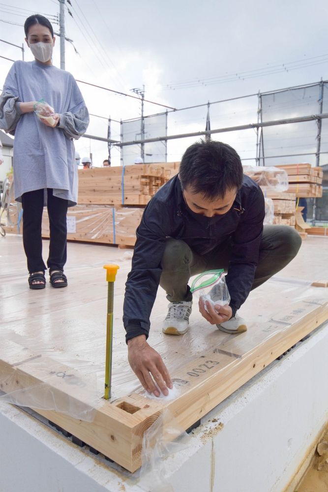 「糟屋郡粕屋町03」注文住宅現場リポート⑥【上棟式】