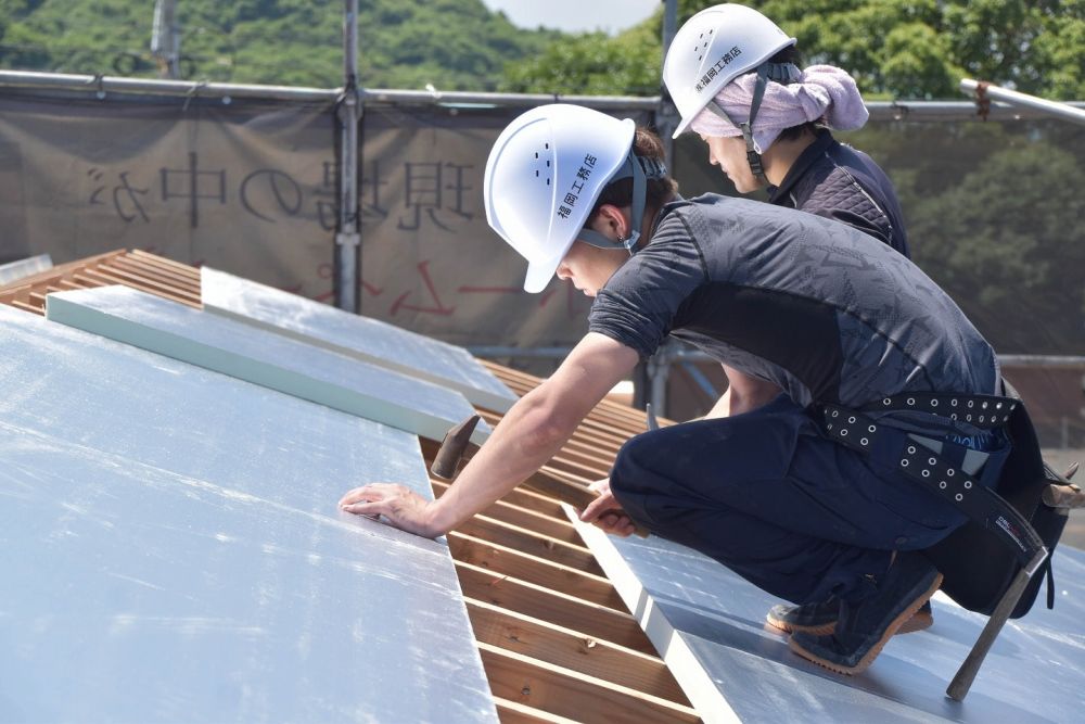 福岡県糟屋郡粕屋町03　注文住宅建築現場リポート⑥　～上棟式～