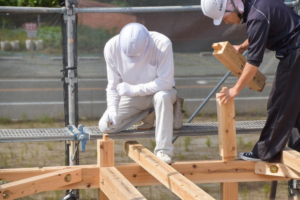 福岡県糟屋郡粕屋町03　注文住宅建築現場リポート⑥　～上棟式～