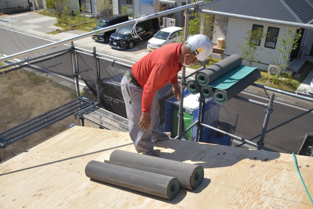 福岡県糟屋郡粕屋町03　注文住宅建築現場リポート⑥　～上棟式～