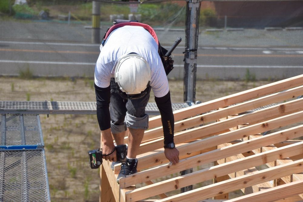 福岡県糟屋郡粕屋町03　注文住宅建築現場リポート⑥　～上棟式～