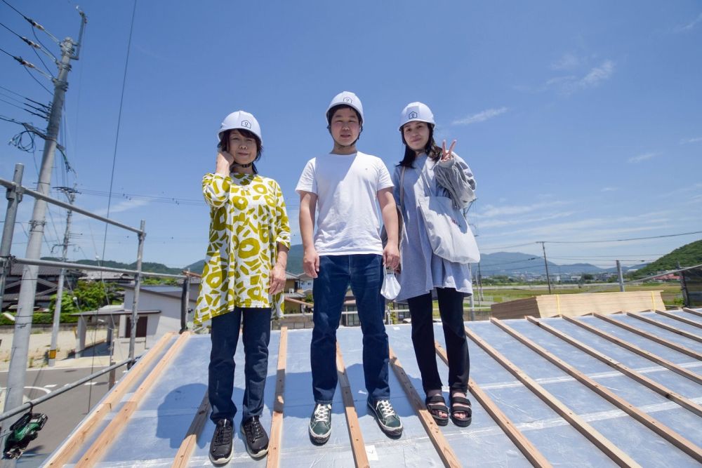 福岡県糟屋郡粕屋町03　注文住宅建築現場リポート⑥　～上棟式～