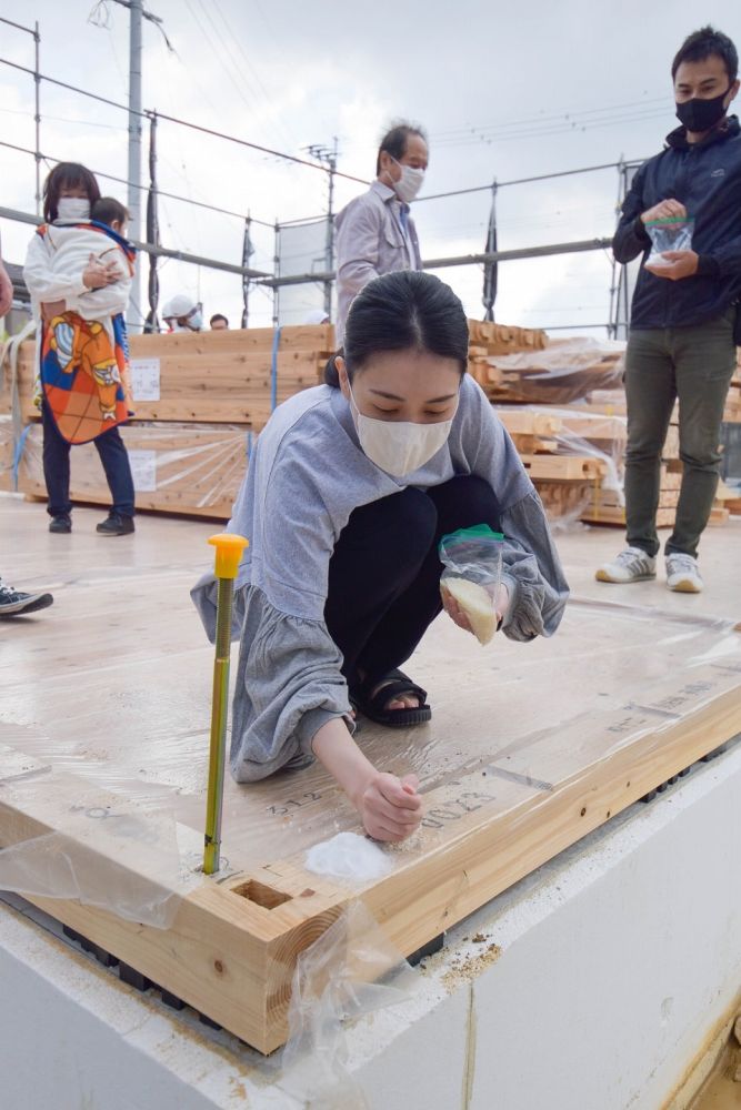 「糟屋郡粕屋町03」注文住宅現場リポート⑥【上棟式】