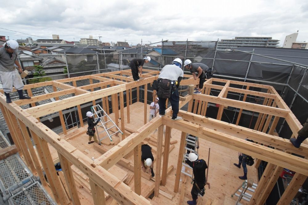 「福岡市南区20」注文住宅現場リポート③【上棟式】