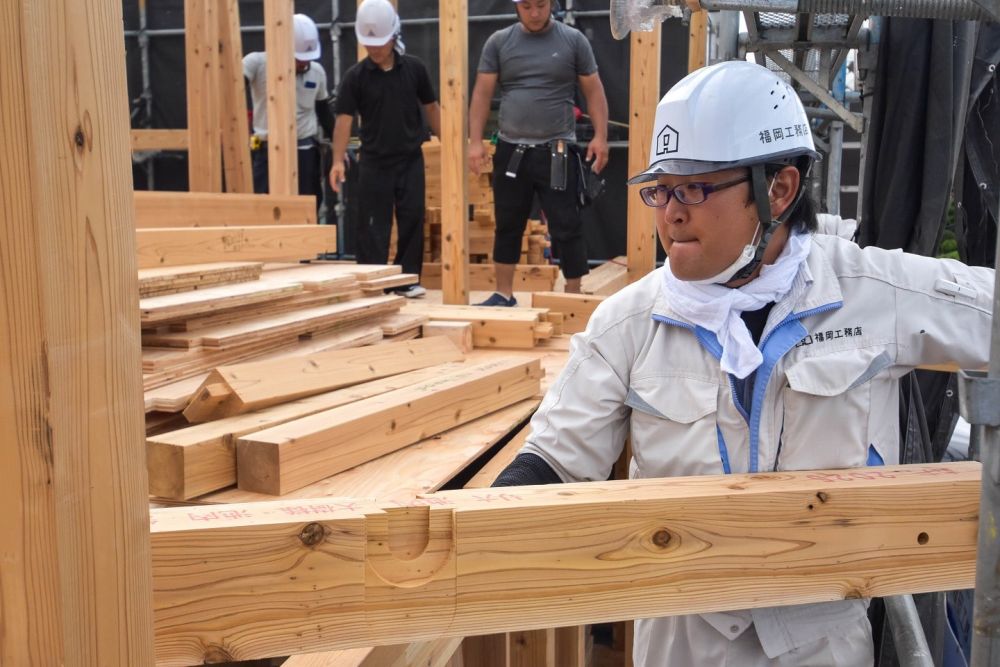 「福岡市南区20」注文住宅現場リポート③【上棟式】