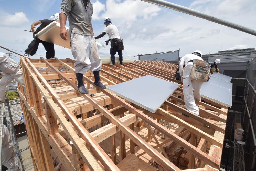 福岡市南区20　注文住宅建築現場リポート③　～上棟式～