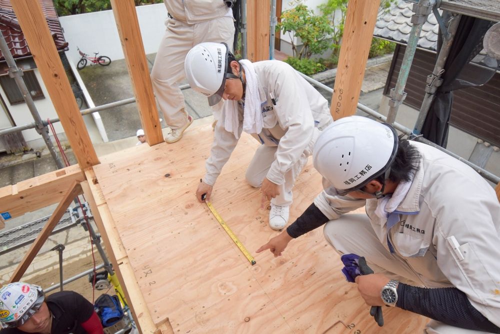 福岡市南区20　注文住宅建築現場リポート③　～上棟式～