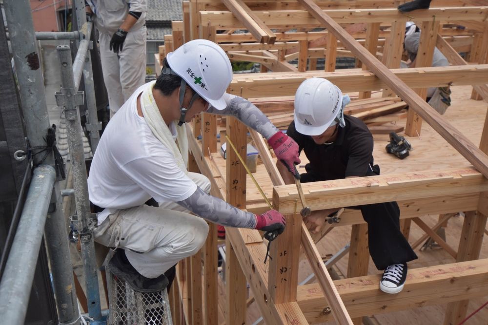 福岡市南区20　注文住宅建築現場リポート③　～上棟式～