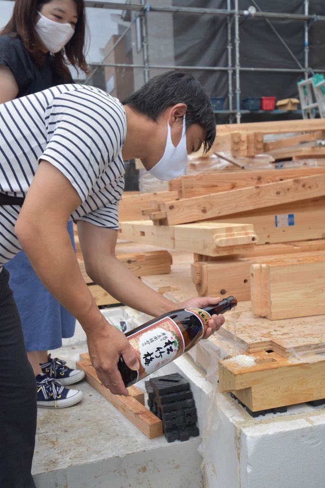 「福岡市南区20」注文住宅現場リポート③【上棟式】