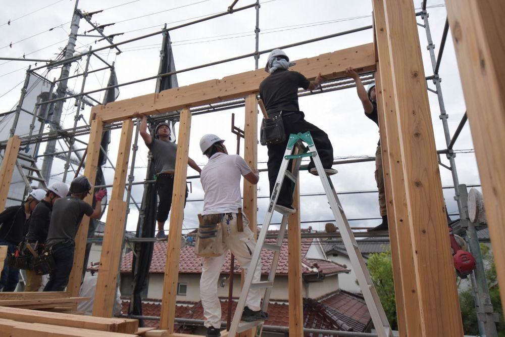 福岡市南区20　注文住宅建築現場リポート③　～上棟式～