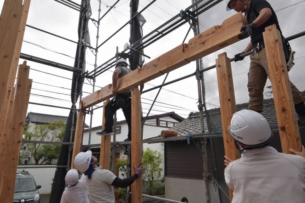 福岡市南区20　注文住宅建築現場リポート③　～上棟式～