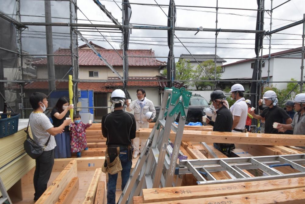 福岡市南区20　注文住宅建築現場リポート③　～上棟式～