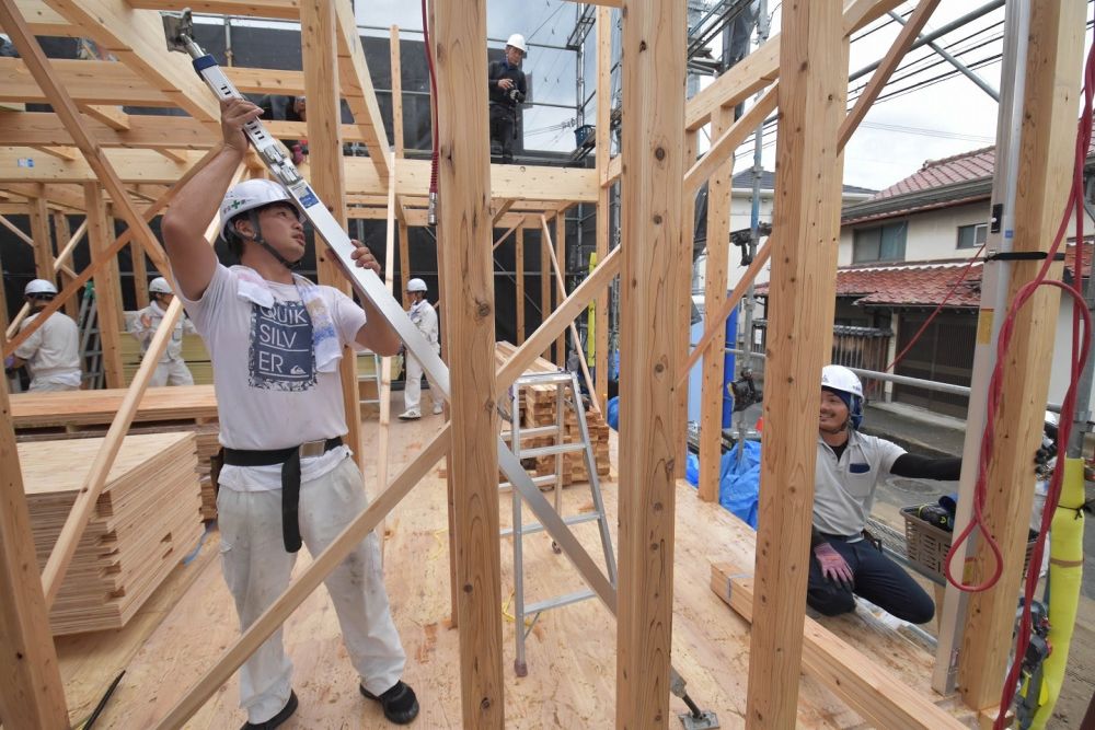 福岡市南区20　注文住宅建築現場リポート③　～上棟式～