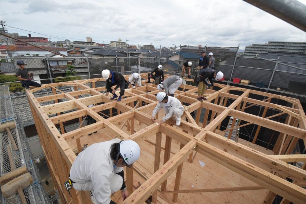 「福岡市南区20」注文住宅現場リポート③【上棟式】