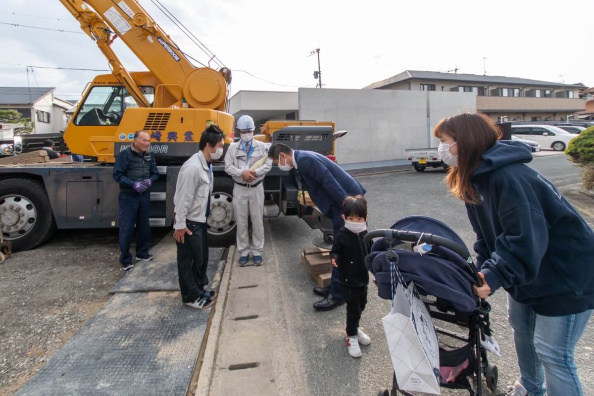 福岡県那珂川市09　注文住宅建築現場リポート①　～上棟式・前編～