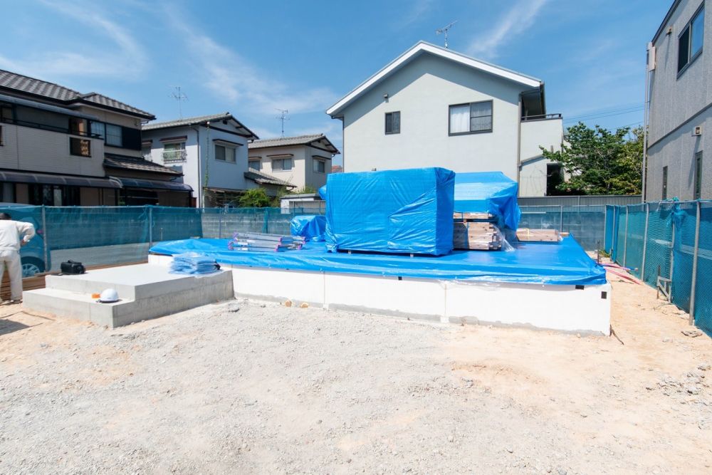 「福岡市南区24」注文住宅現場リポート②【基礎工事】【土台敷】