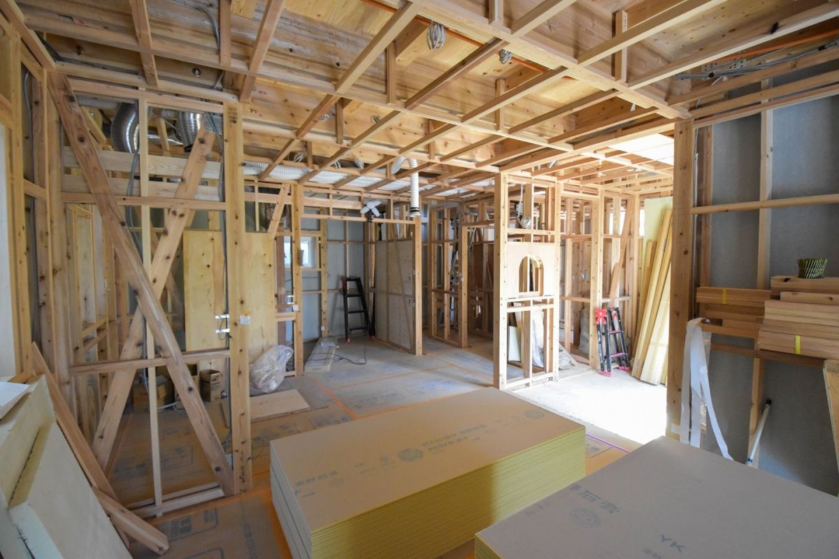 「北九州市小倉北区01」注文住宅現場リポート⑤【木工事】【下地】