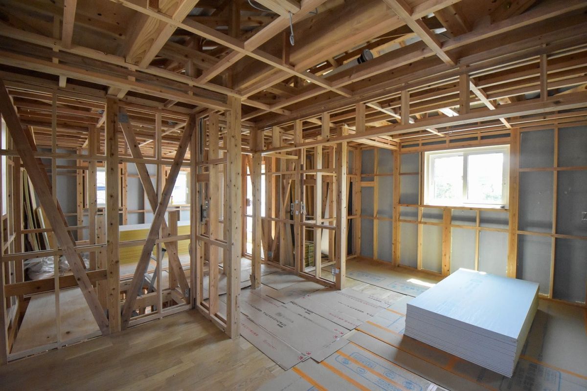 「北九州市小倉北区01」注文住宅現場リポート⑤【木工事】【下地】