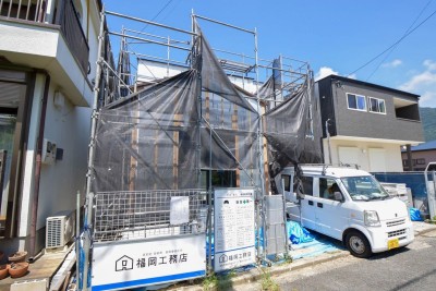 北九州市小倉北区01　注文住宅建築現場リポート⑤　～木工事・下地施工完了～