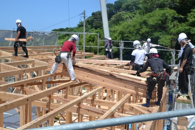 福岡県宗像市02　注文住宅建築現場リポート④　～上棟式～