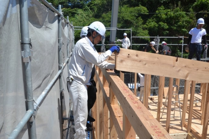 福岡県宗像市02　注文住宅建築現場リポート④　～上棟式～