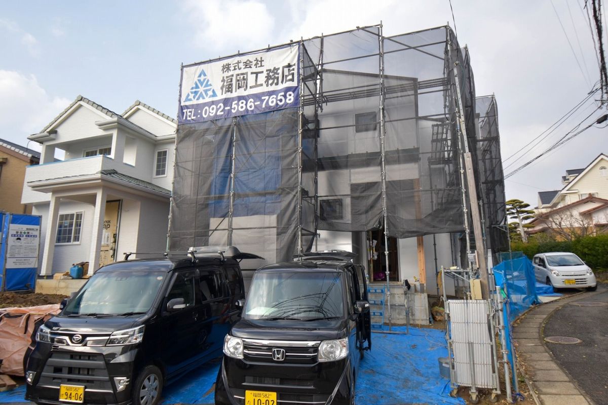 「福岡市城南区10」注文住宅現場リポート③【木工事】【下地】