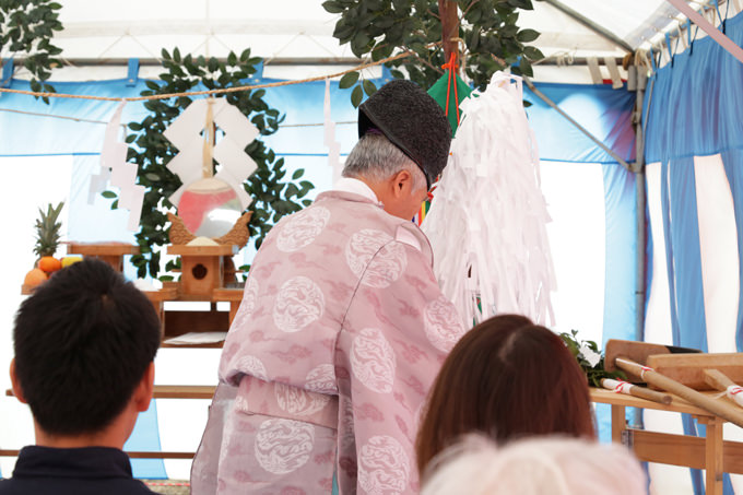 「福津市花見が丘01」注文住宅現場リポート①【地鎮祭】