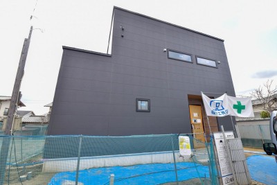 福岡県那珂川市11　注文住宅建築現場リポート⑧　～木工事・石膏ボード施工完了～