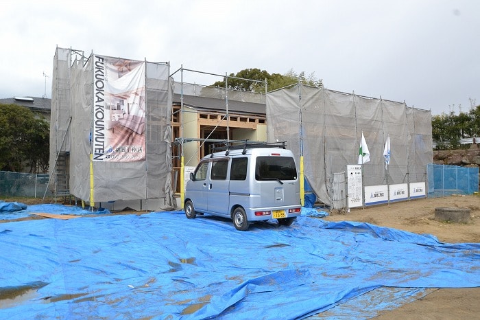 福岡市西区飯盛01　注文住宅建築現場リポート⑥