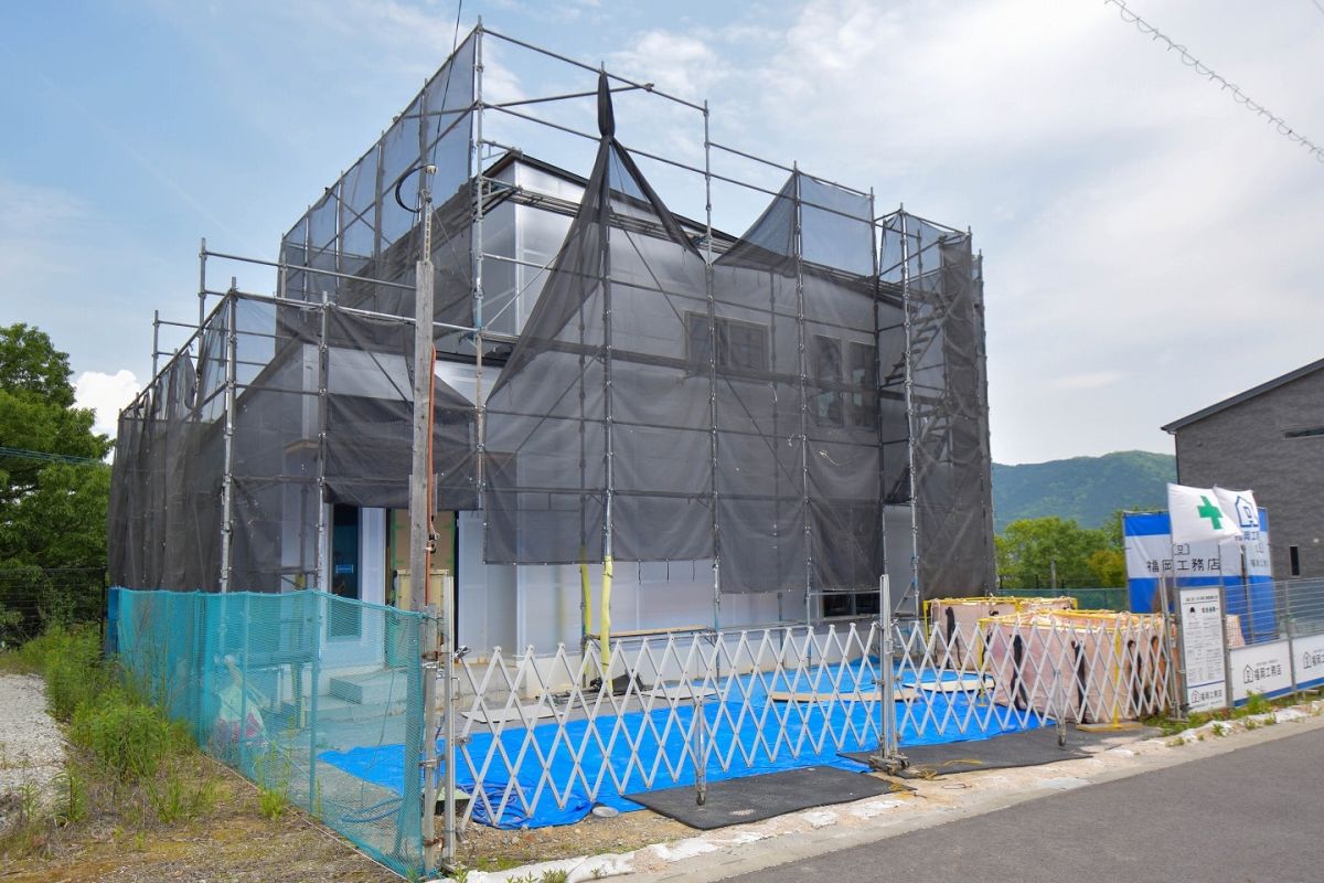 福岡県飯塚市有安字鳥羽01　注文住宅建築現場リポート⑤　～木工事・下地施工～